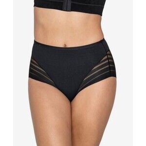 Leonisa Leonisa Womens Lace Stripe Un Black M